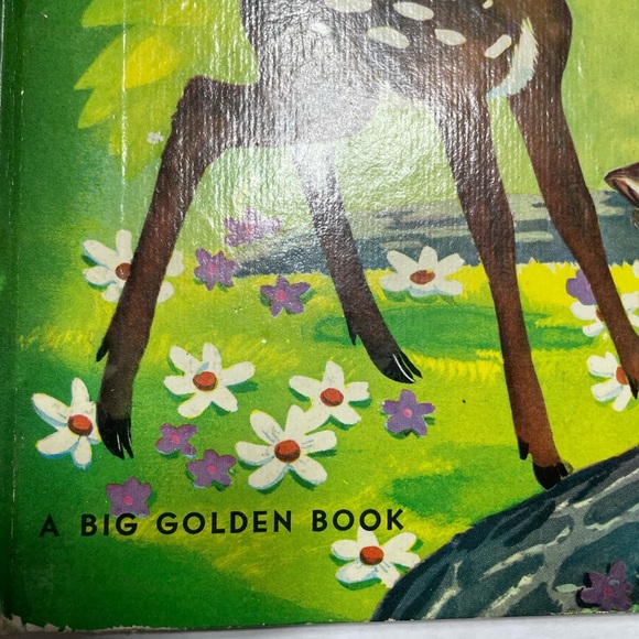 Vintage Walt Disney's Bambi Big Golden Book 1949 - Picture 3 of 6